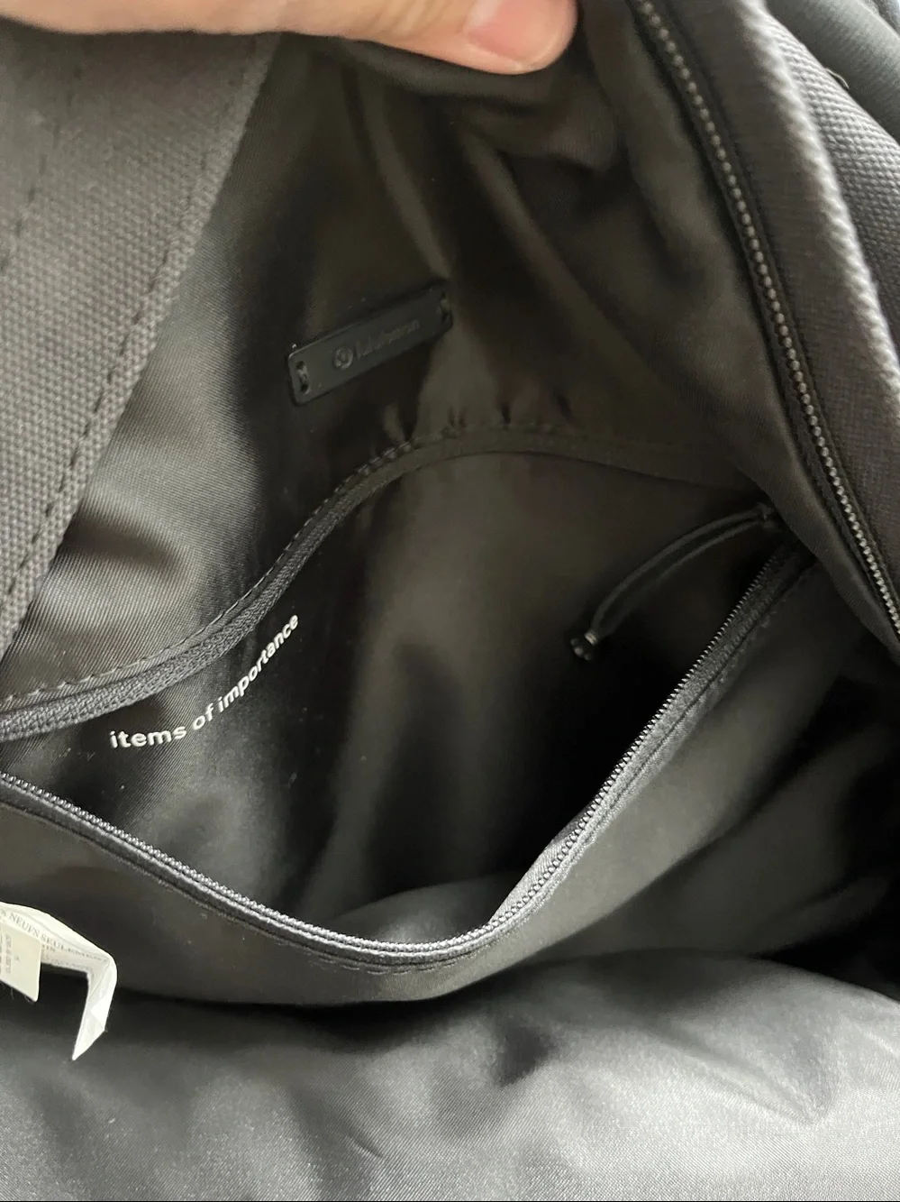Lululemon Everywhere Backpack, Black, Canvas type material, Used Great Condition